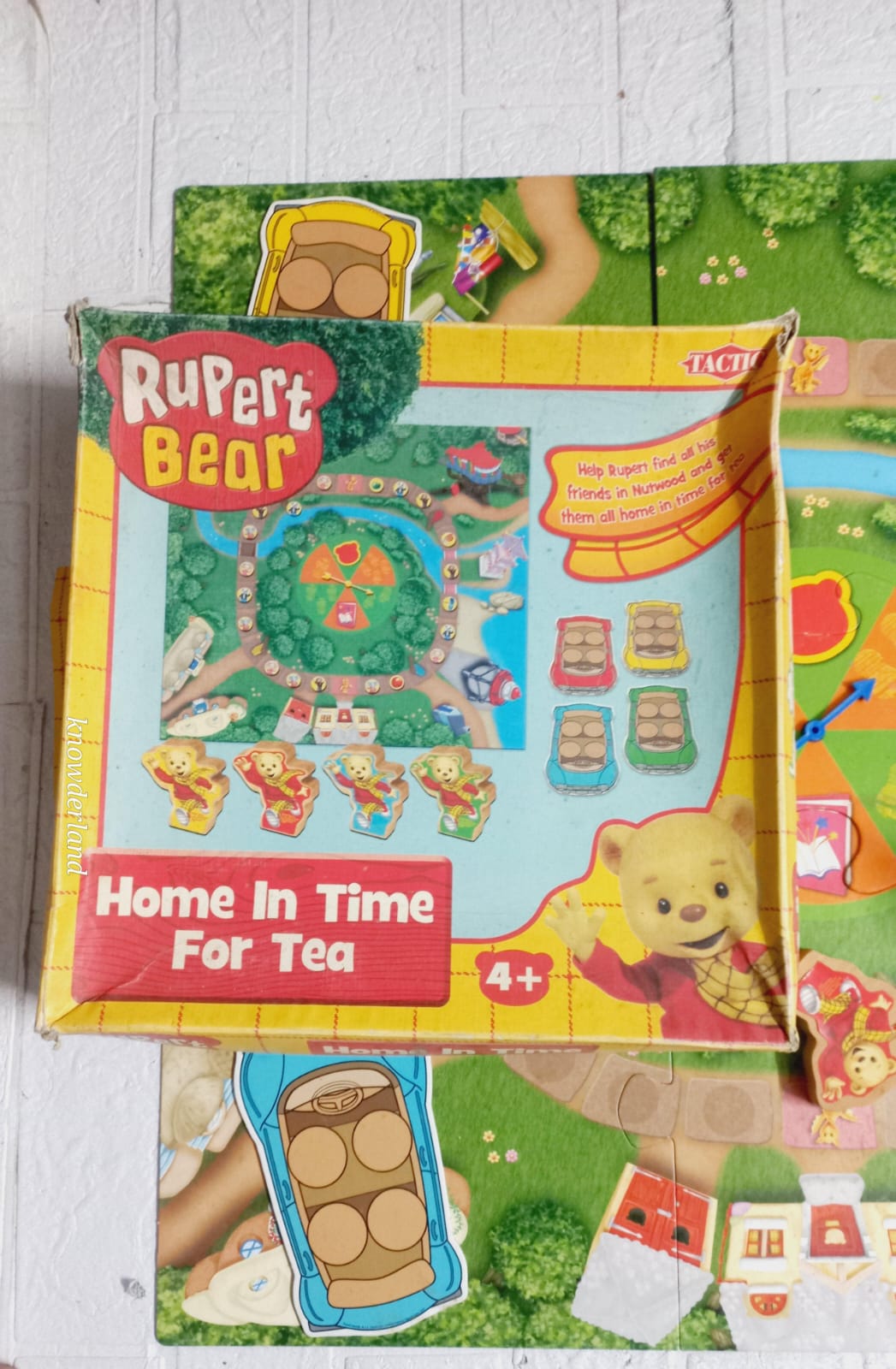 Rupert Bear Home In Time For Tea Board Game