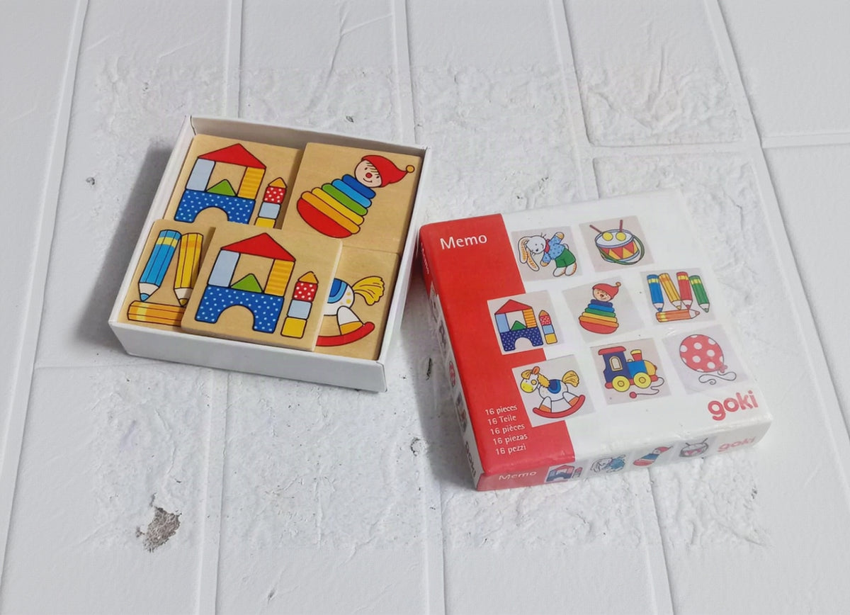 Goki Wooden Memo Game Mini Size
