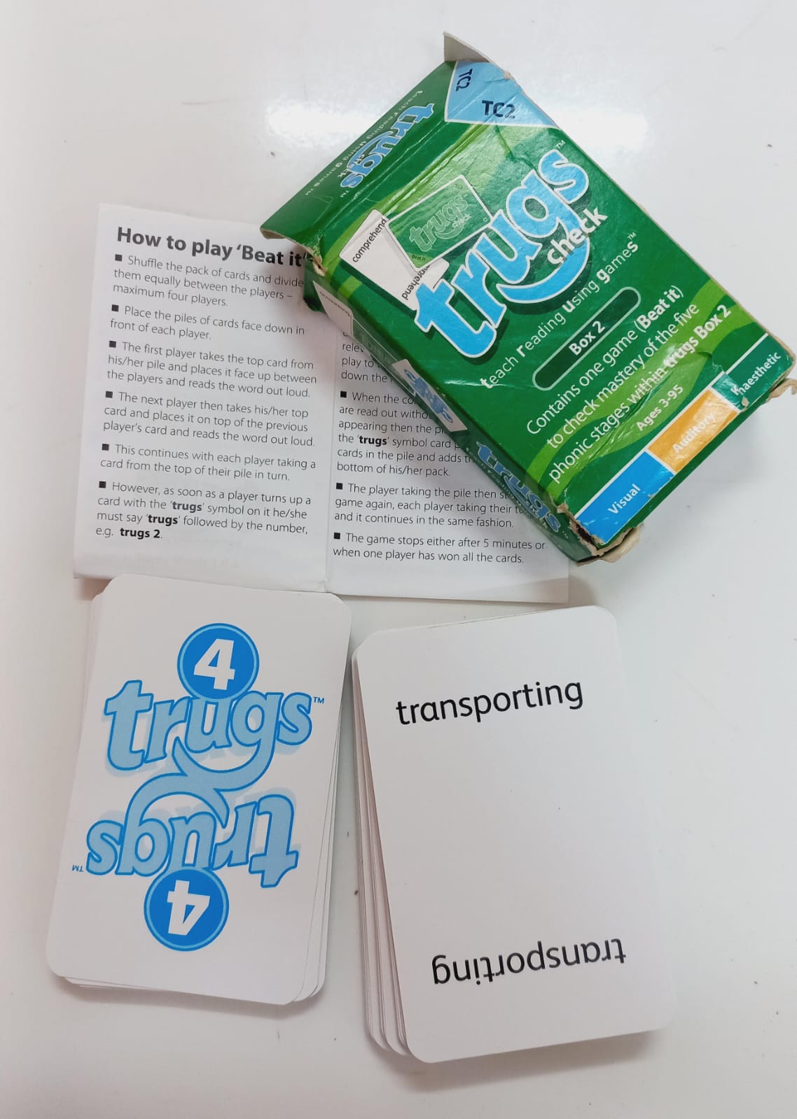 Trugs Check Box 2 - Teach Reading Using Games