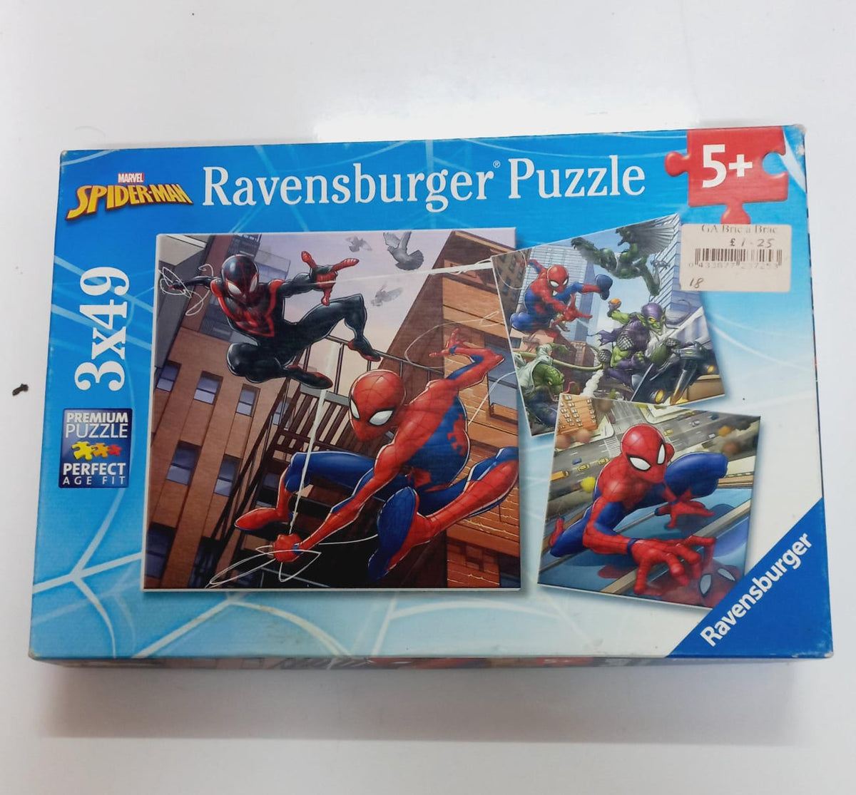 Ravensburger Spider-Man 3 in 1 Jigsaw Puzzle (3x49 Pcs)