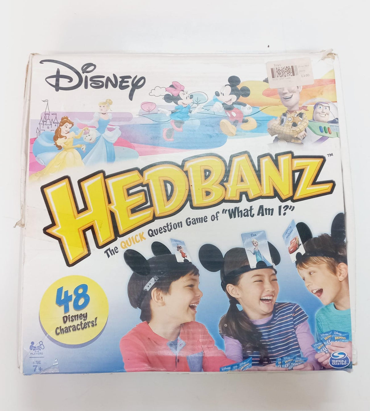 Disney Hedbanz Picture Guessing Board Game