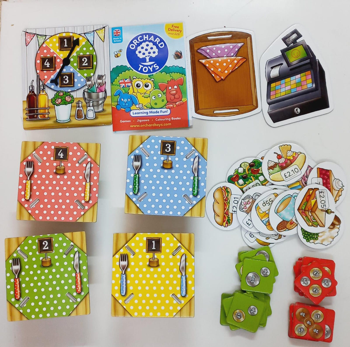 Orchard Toys Money Match Cafe Game