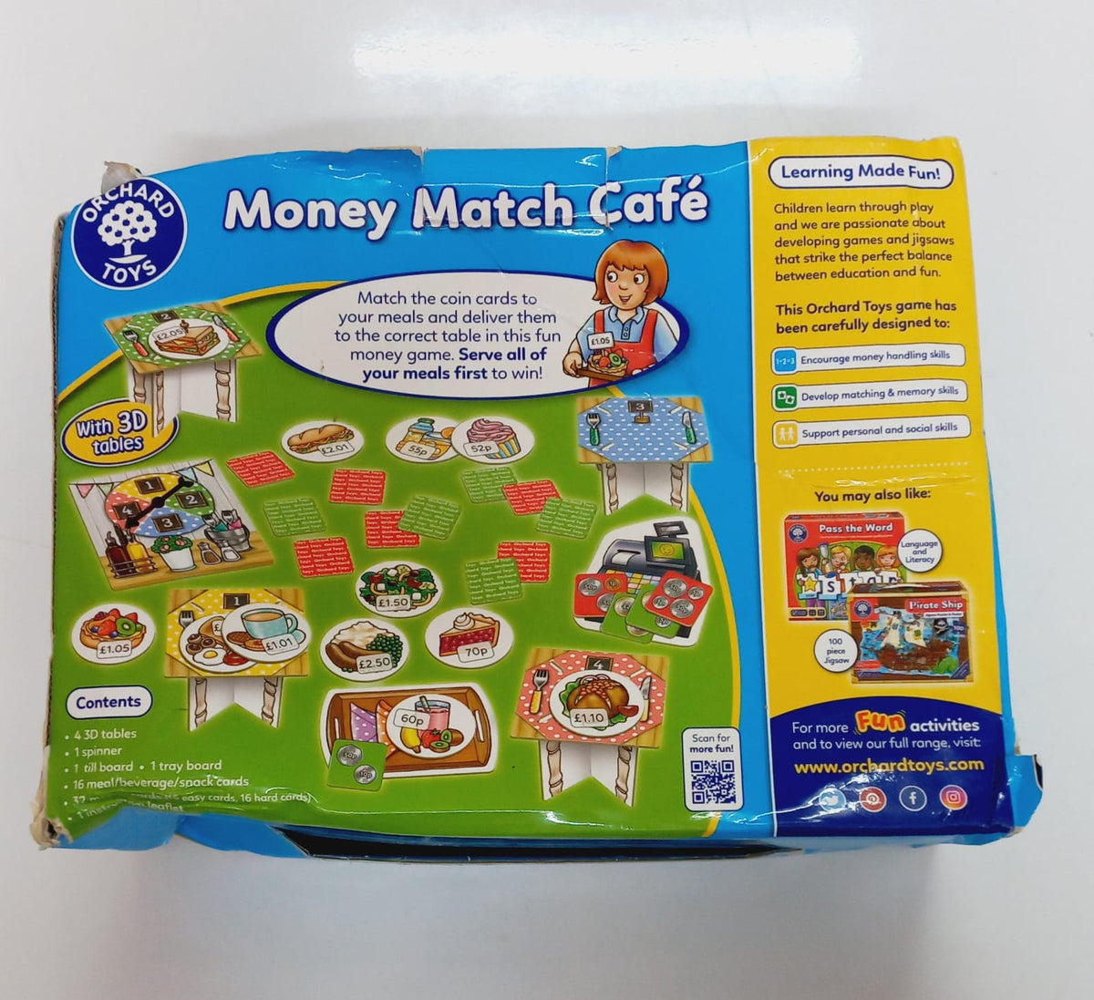 Orchard Toys Money Match Cafe Game