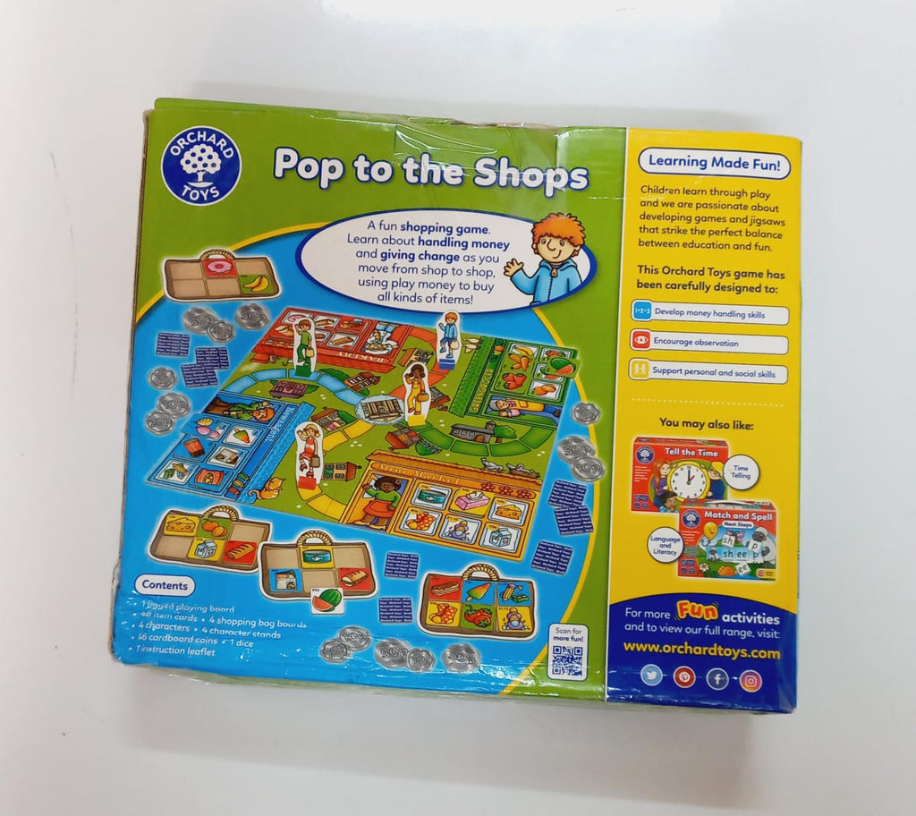 Orchard Toys Pop to the Shops Board Game