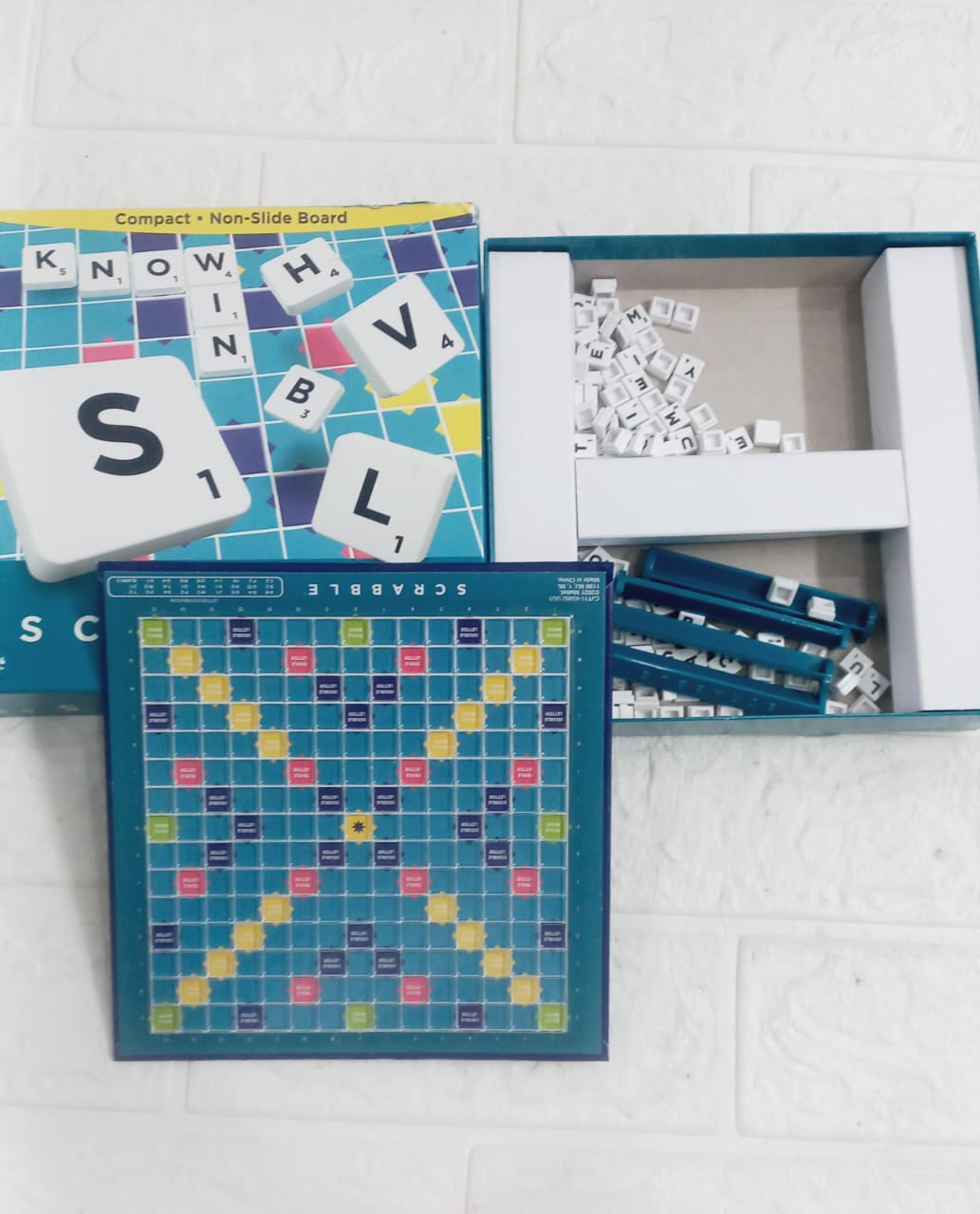 Travel Scrabble Compact Board Game