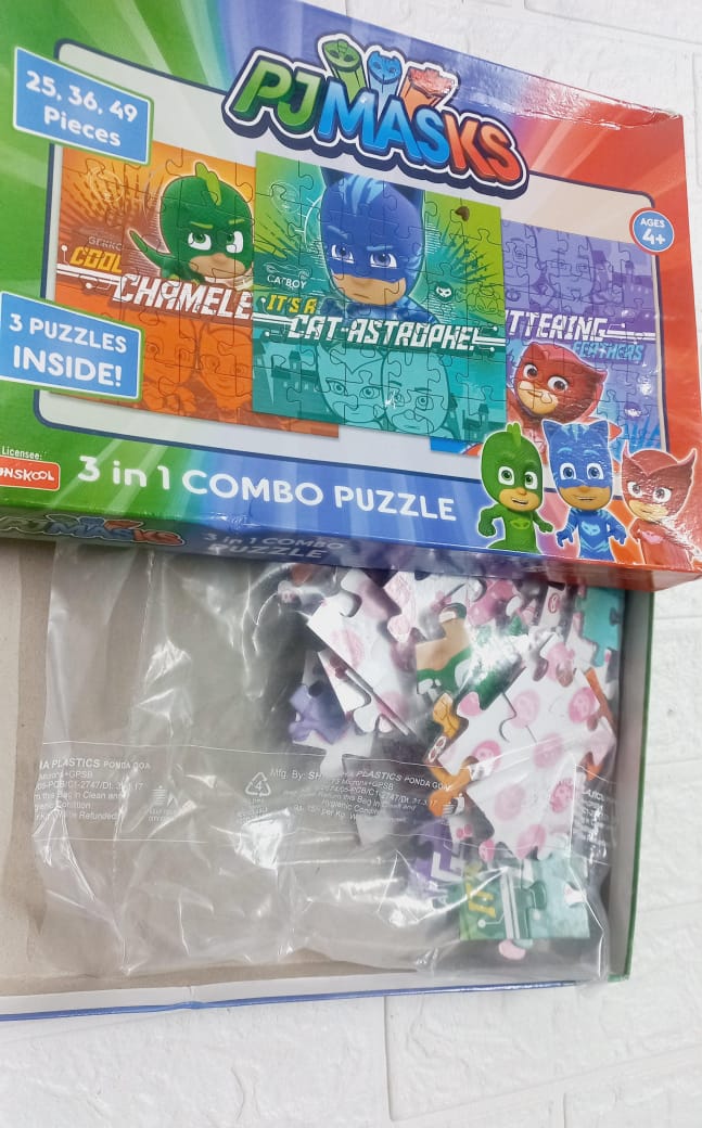 PjMask_ 3 in 1 Puzzle