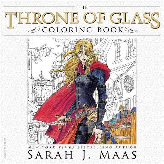 Throne of Glass Colouring Book